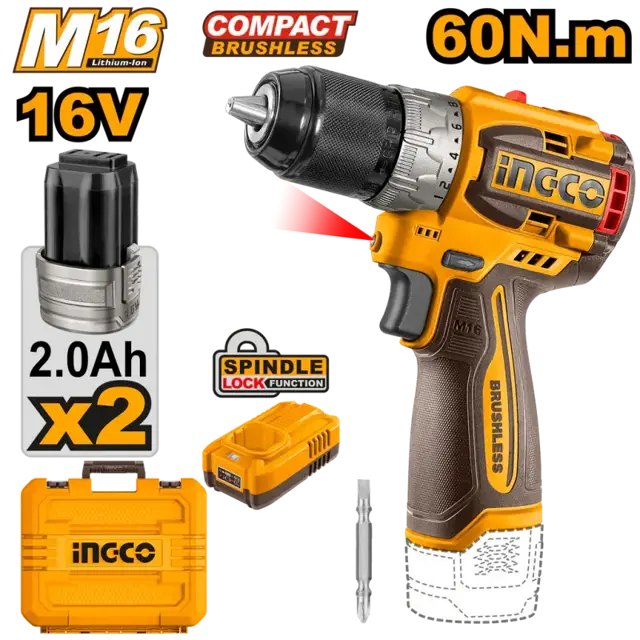 Compact Brushless Cordless Drill