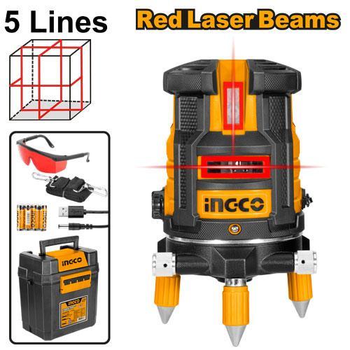 Self-leveling line laser (Red laser beams)